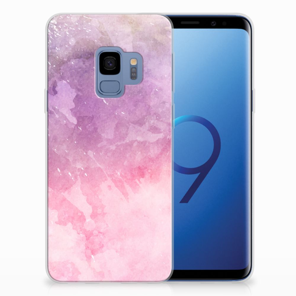 Hoesje maken Samsung Galaxy S9 Pink Purple Paint