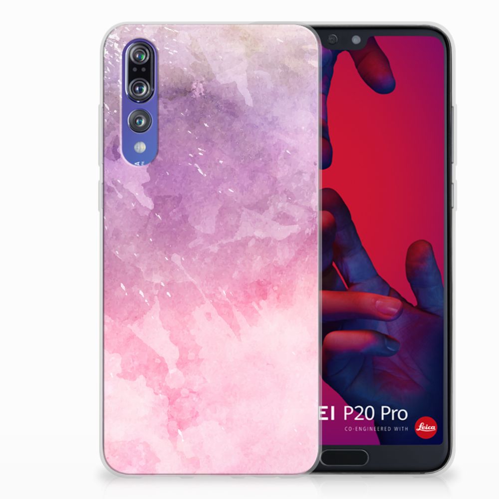 Hoesje maken Huawei P20 Pro Pink Purple Paint