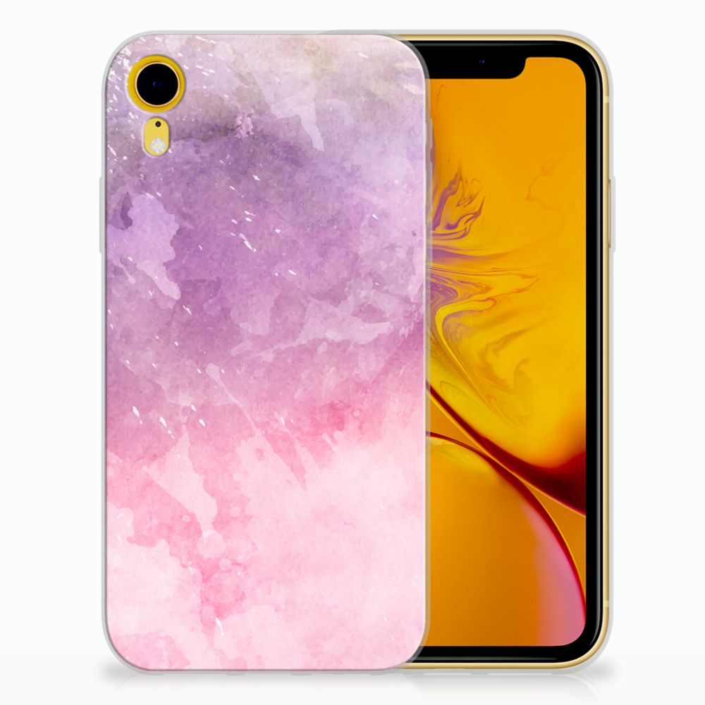 Hoesje maken Apple iPhone Xr Pink Purple Paint