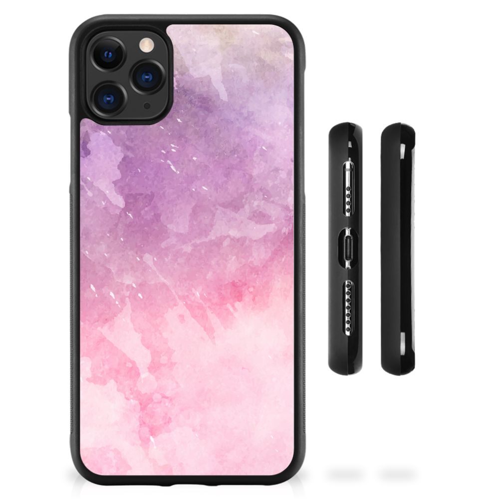 Case Apple iPhone 11 Pro Max Pink Purple Paint