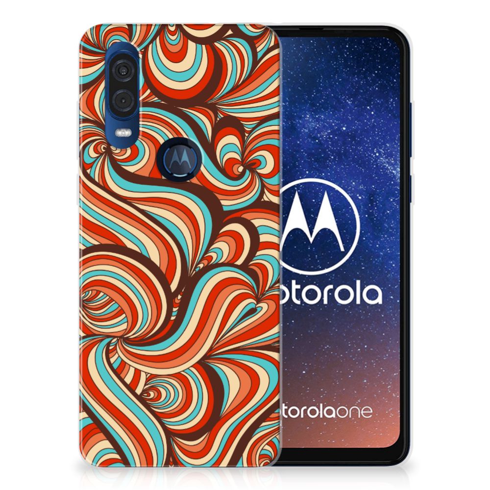 Motorola One Vision Hoesje maken Retro
