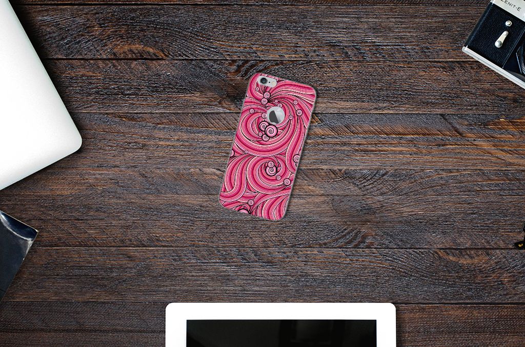 Apple iPhone 6 Plus | 6s Plus Hoesje maken Swirl Pink