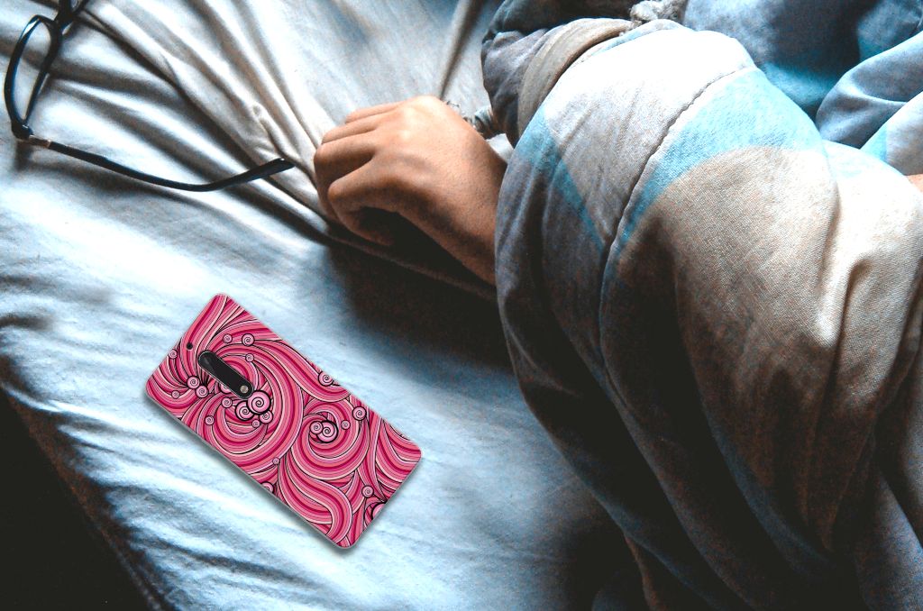 Nokia 5 Hoesje maken Swirl Pink