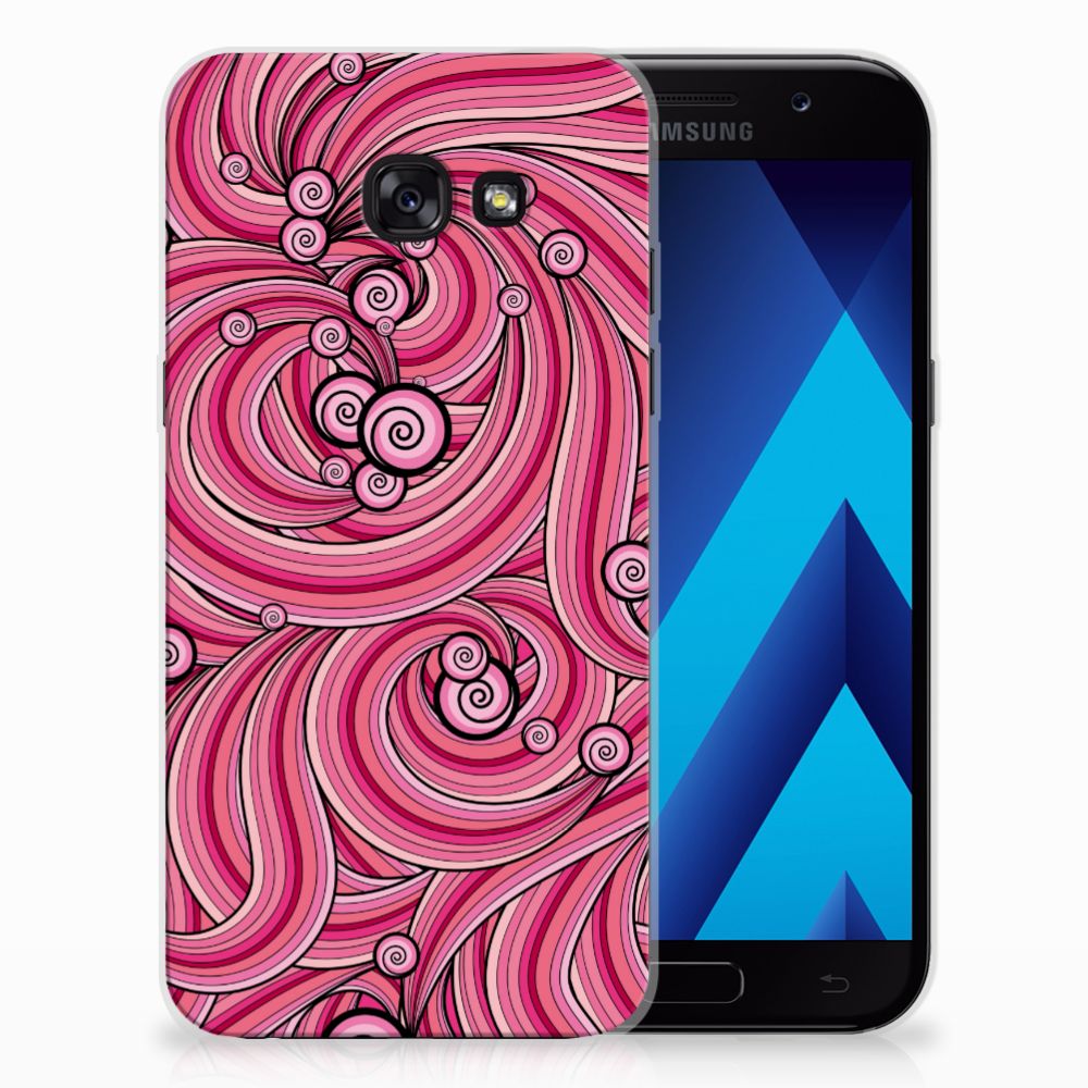 Samsung Galaxy A5 2017 Hoesje maken Swirl Pink