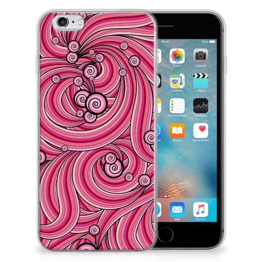Apple iPhone 6 | 6s Hoesje maken Swirl Pink
