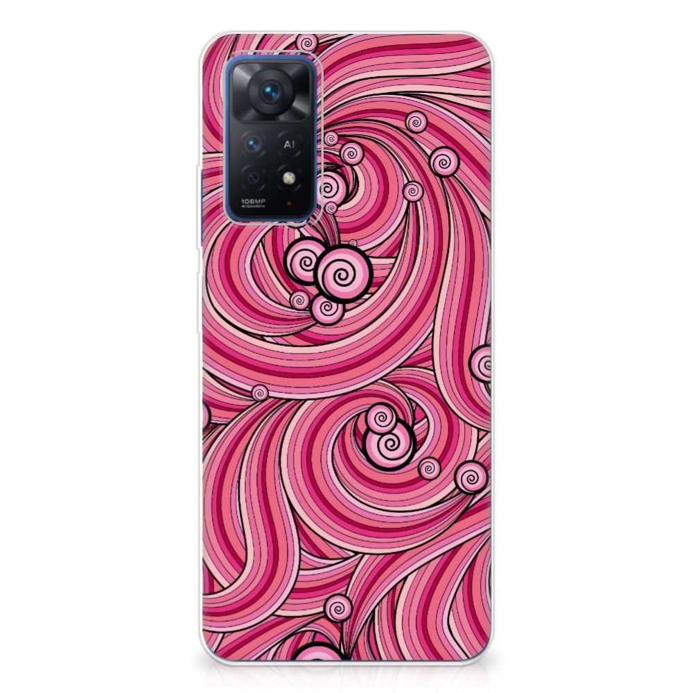 Xiaomi Redmi Note 11 Pro 5G Hoesje maken Swirl Pink