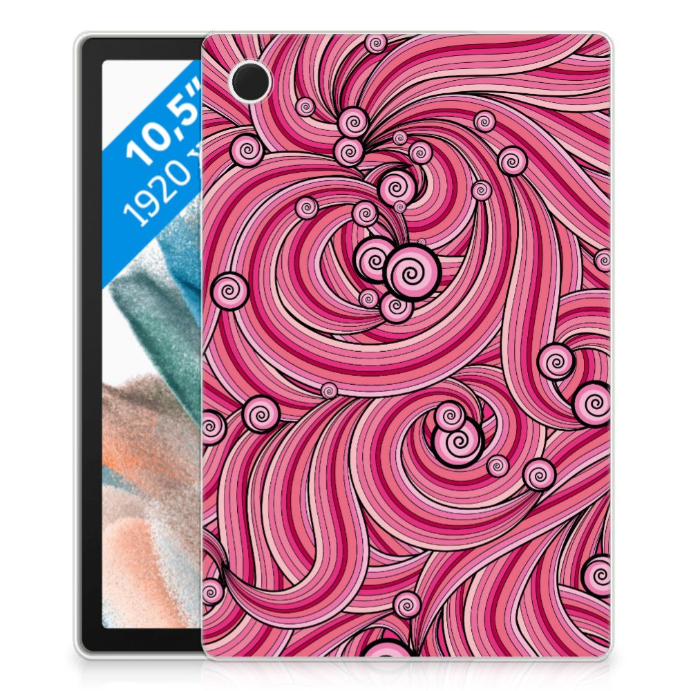 Samsung Galaxy Tab A8 2021/2022 Tablethoes Swirl Pink