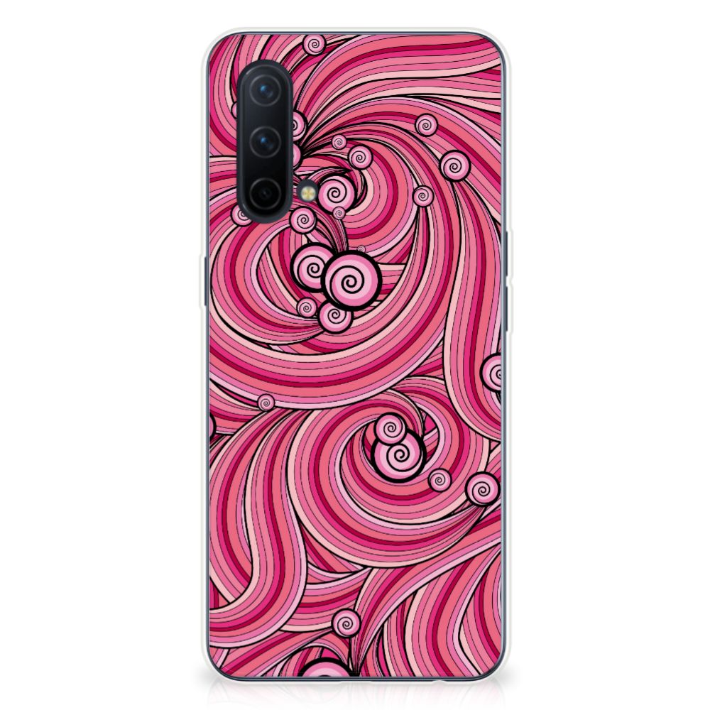 OnePlus Nord CE 5G Hoesje maken Swirl Pink