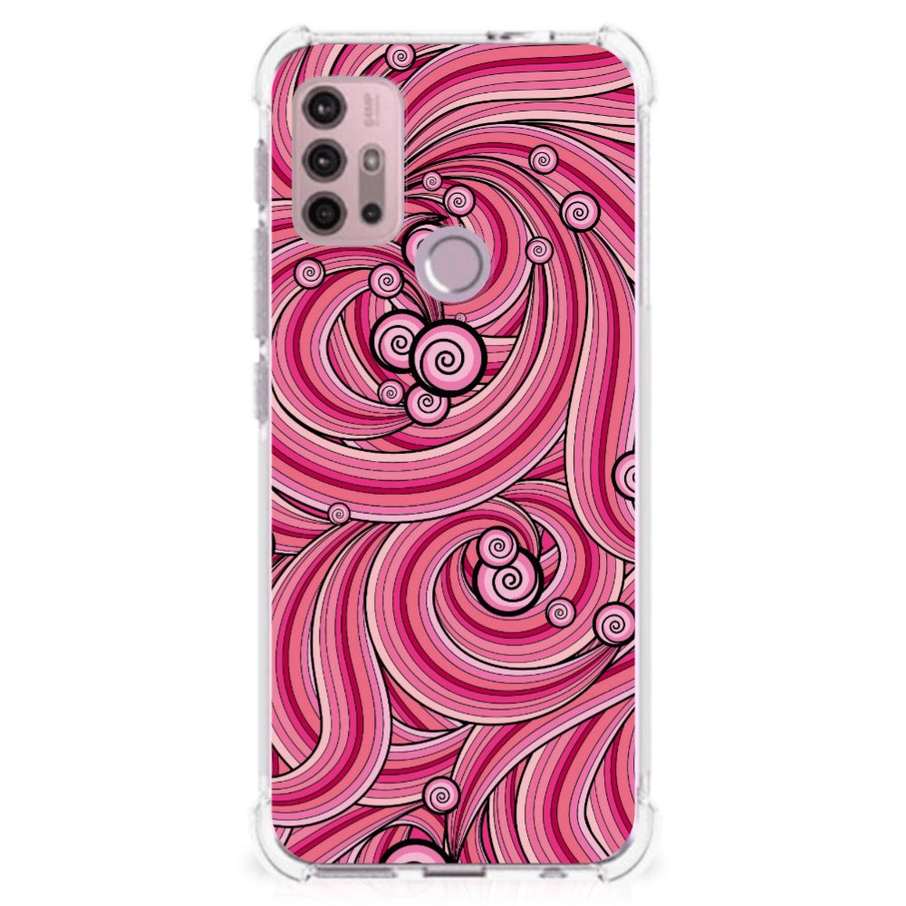 Motorola Moto G30 | G20 | G10 Back Cover Swirl Pink