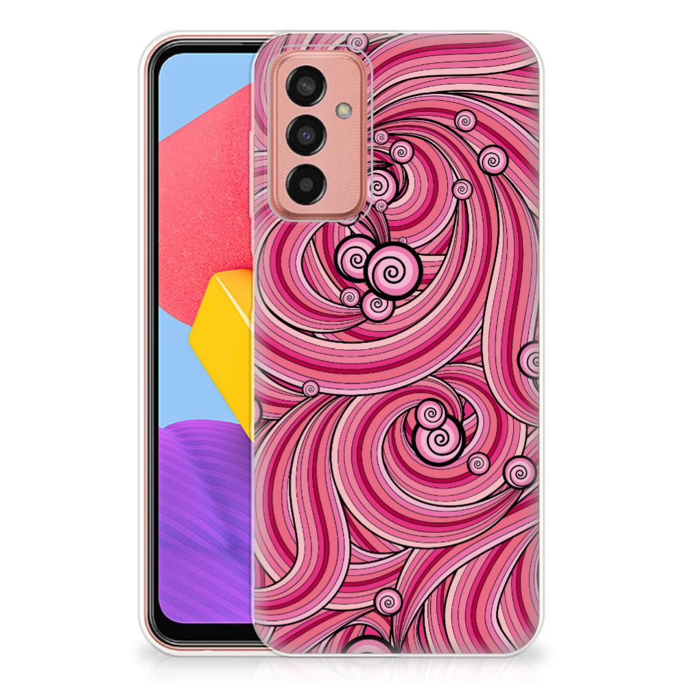 Samsung Galaxy M13 | M23 Hoesje maken Swirl Pink