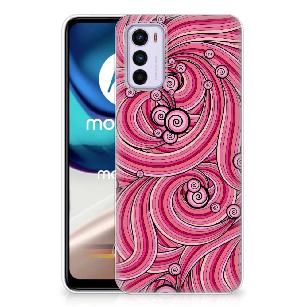 Motorola Moto G42 Hoesje maken Swirl Pink