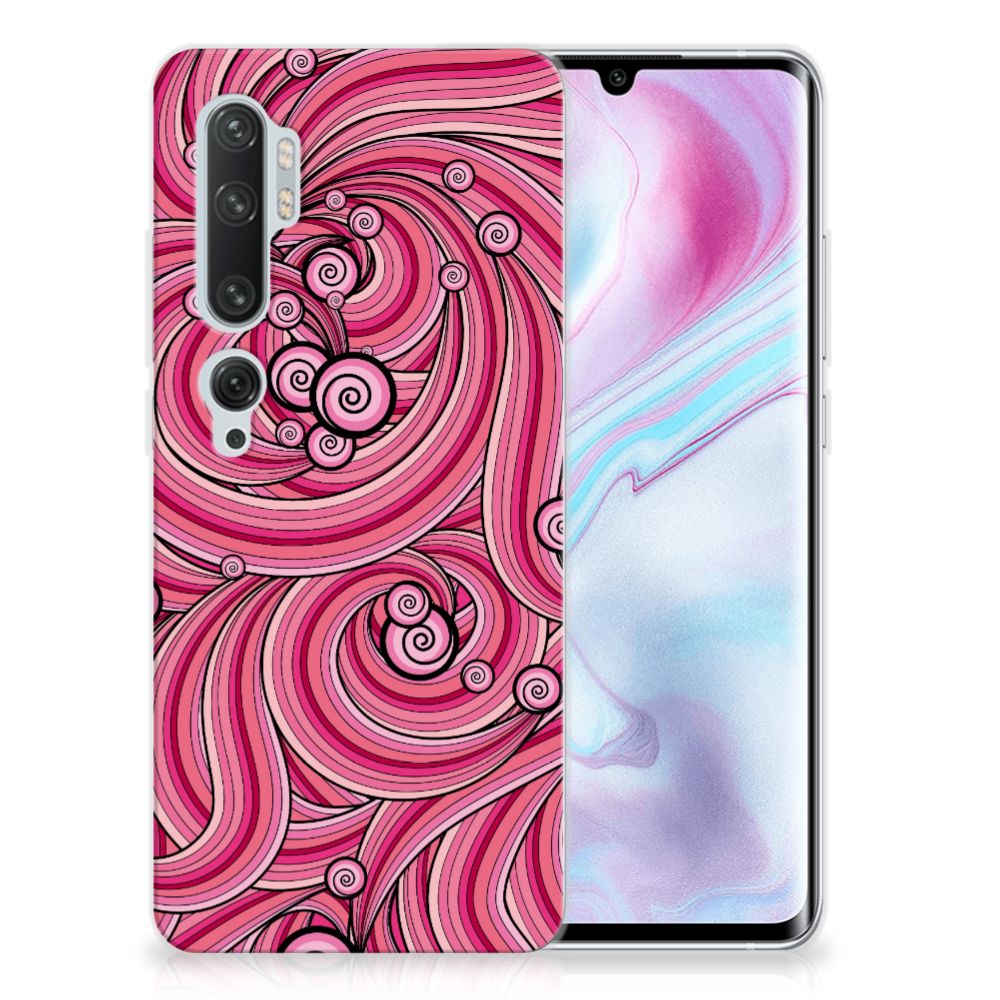 Xiaomi Mi Note 10 Pro Hoesje maken Swirl Pink