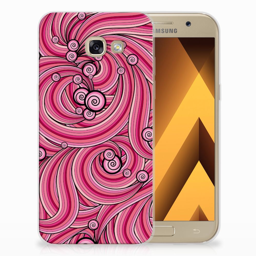 Samsung Galaxy A5 2017 Hoesje maken Swirl Pink