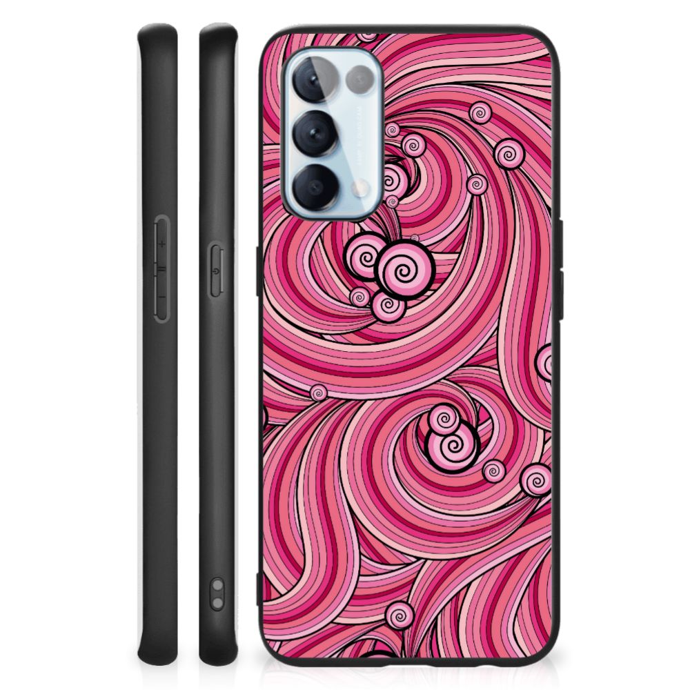 OPPO Reno5 5G | Find X3 Lite Leuk Telefoonhoesje Swirl Pink