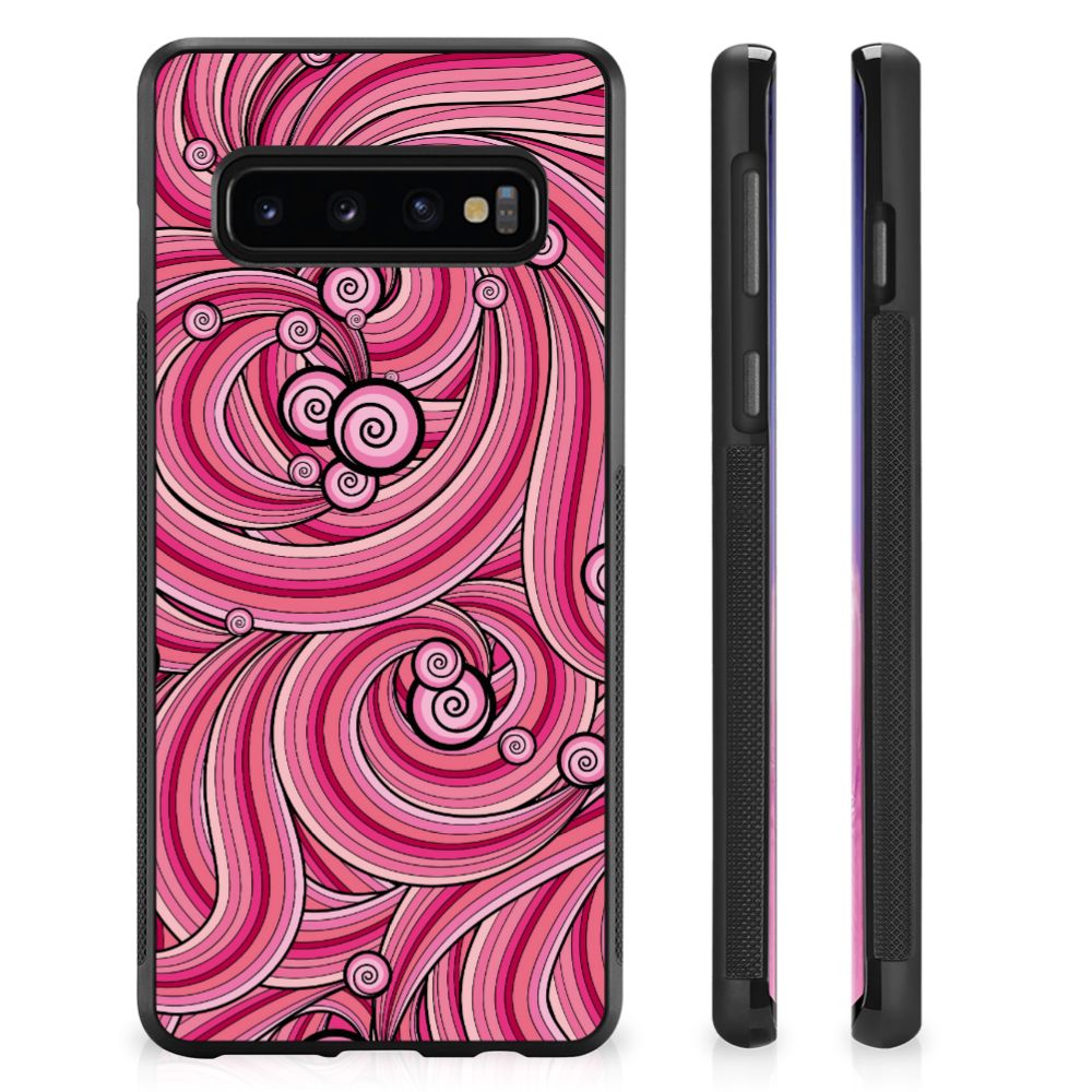 Samsung Galaxy S10+ Case Swirl Pink