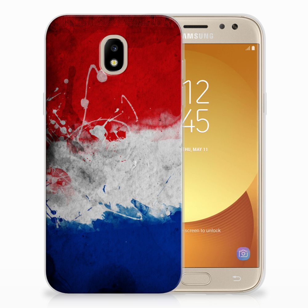 Samsung Galaxy J5 2017 Uniek TPU Hoesje Nederlandse Vlag