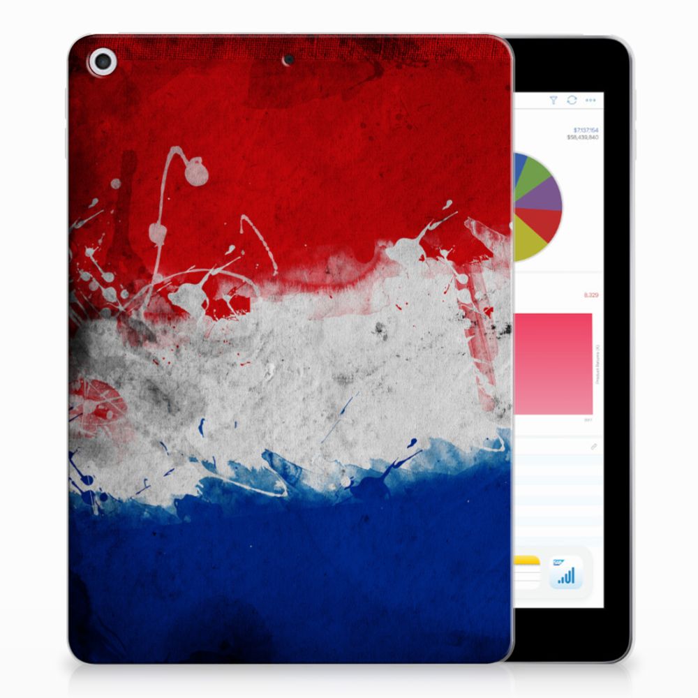 Apple iPad 9.7 2018 | 2017 Uniek Tablethoesje Nederlandse Vlag