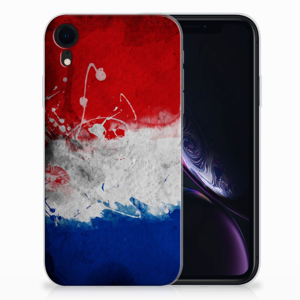 Apple iPhone Xr Uniek TPU Hoesje Nederlandse Vlag