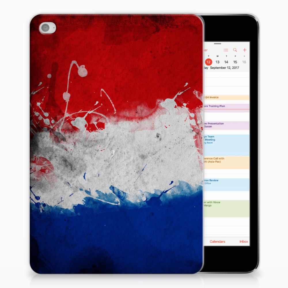 Apple iPad Mini 4 Uniek Tablethoesje Nederlandse Vlag