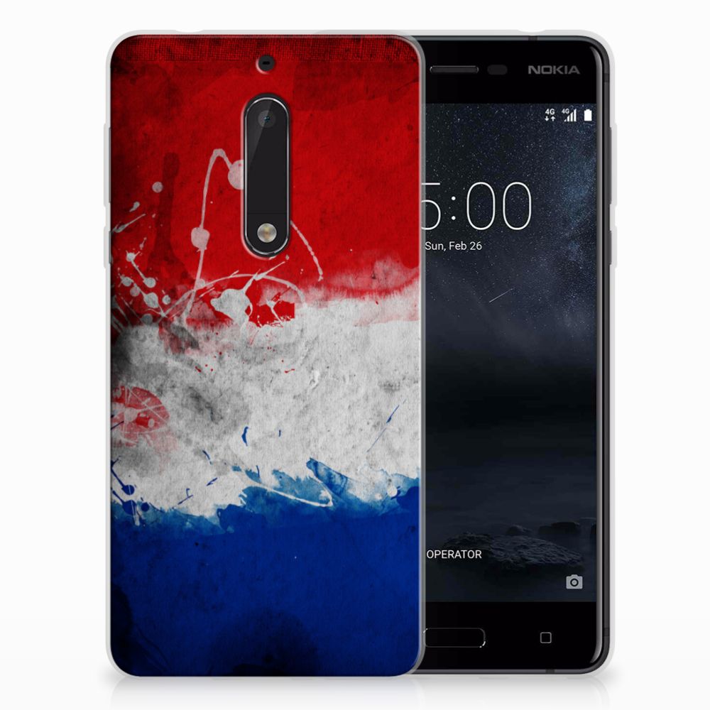 Nokia 5 Uniek TPU Hoesje Nederlandse Vlag