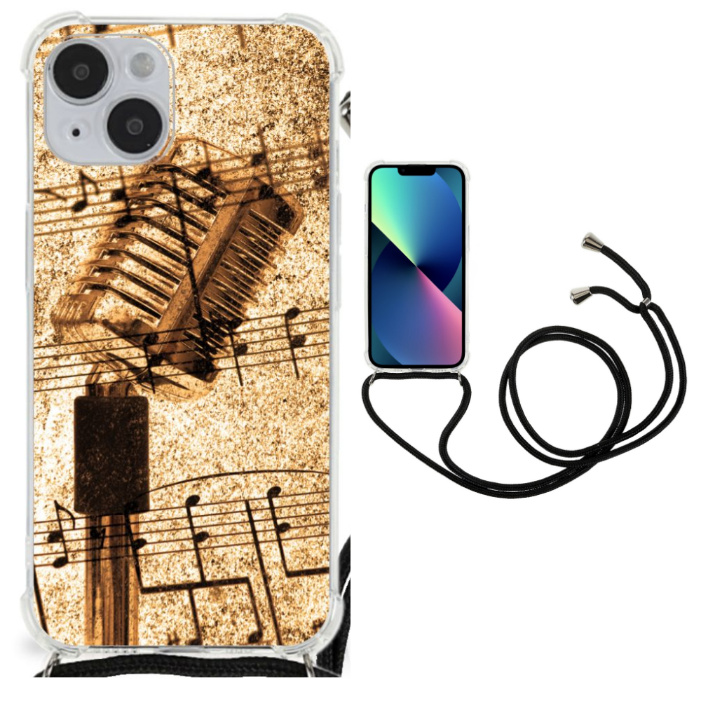 iPhone 14 Plus Anti-shock Hoesje met foto Bladmuziek
