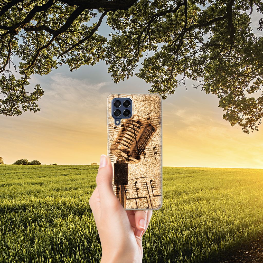 Samsung Galaxy M53 Siliconen Hoesje met foto Bladmuziek