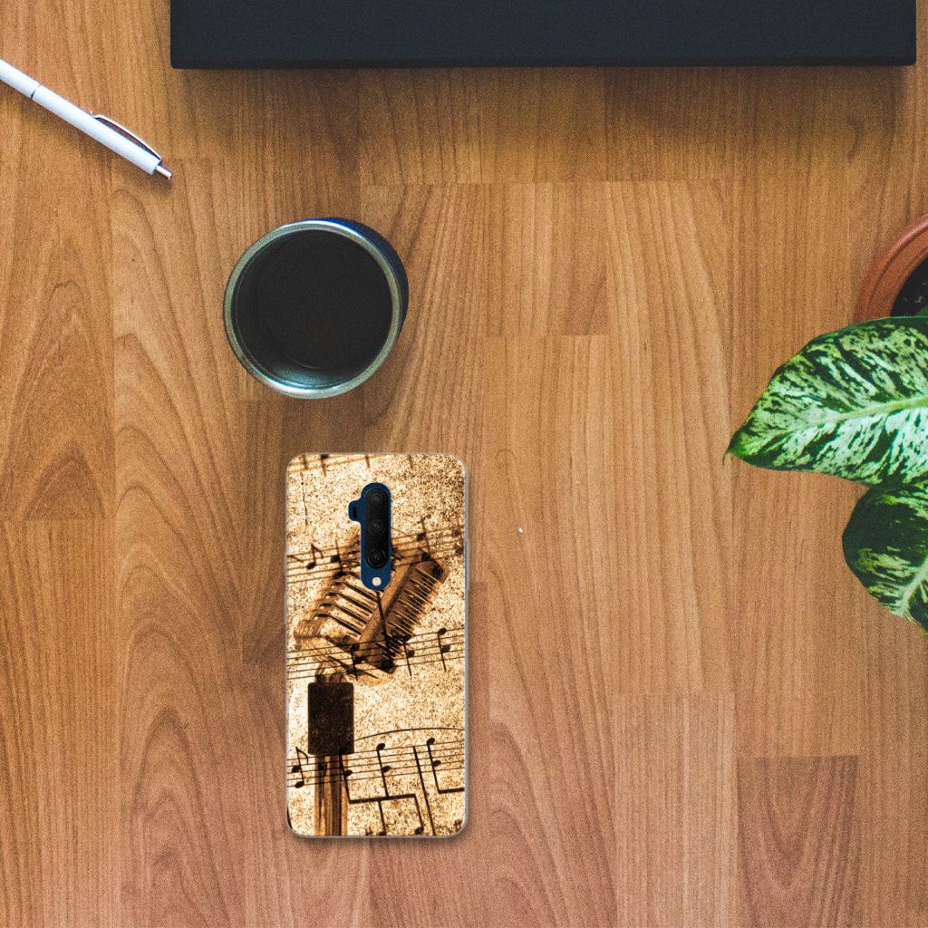 OnePlus 7T Pro Siliconen Hoesje met foto Bladmuziek