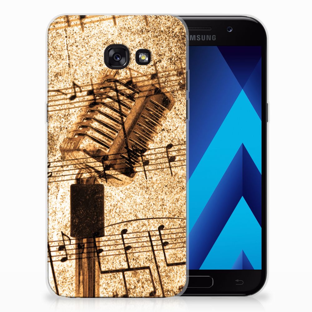 Samsung Galaxy A5 2017 Siliconen Hoesje met foto Bladmuziek