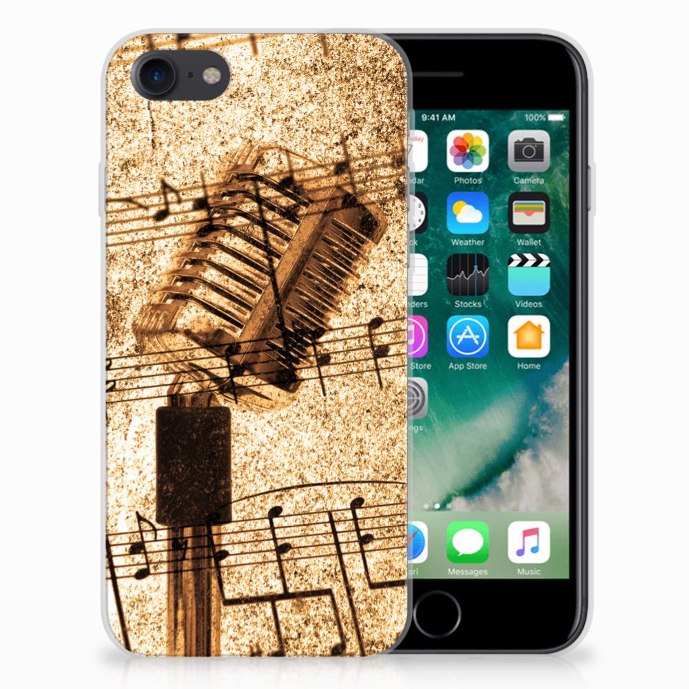 Apple iPhone 7 | 8 Uniek TPU Hoesje Bladmuziek