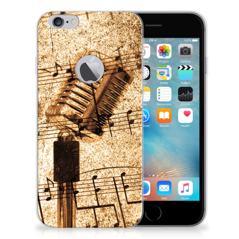 Apple iPhone 6 Plus | 6s Plus Uniek TPU Hoesje Bladmuziek