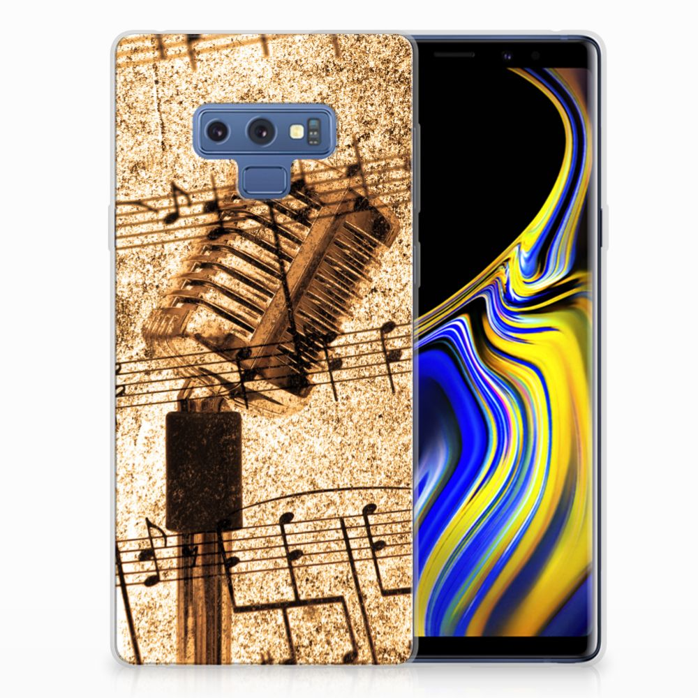 Samsung Galaxy Note 9 Siliconen Hoesje met foto Bladmuziek