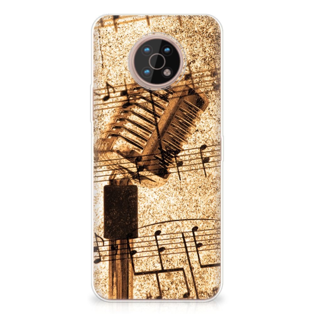 Nokia G50 Siliconen Hoesje met foto Bladmuziek