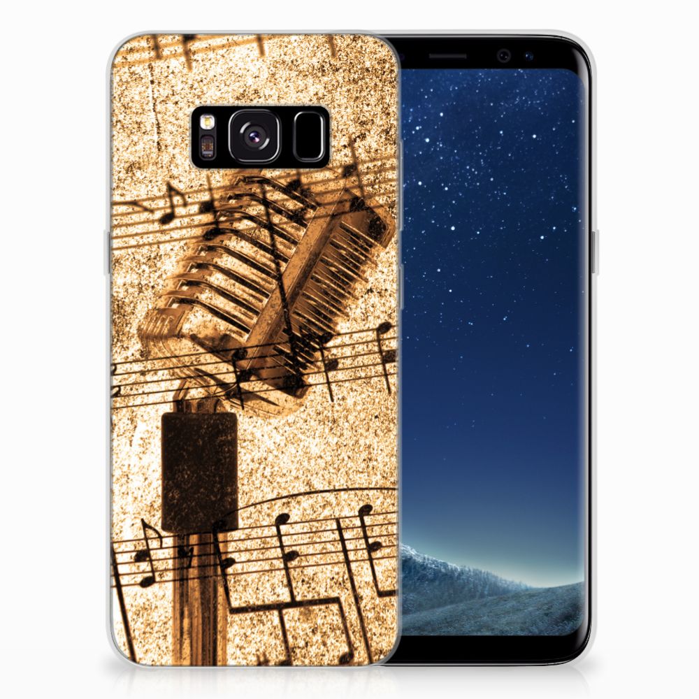 Samsung Galaxy S8 Uniek TPU Hoesje Bladmuziek