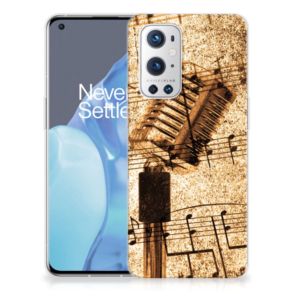 OnePlus 9 Pro Siliconen Hoesje met foto Bladmuziek