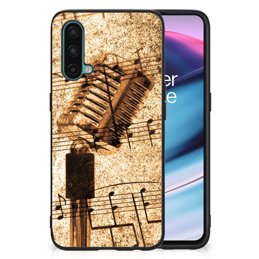 OnePlus Nord CE 5G Silicone Back Case Bladmuziek