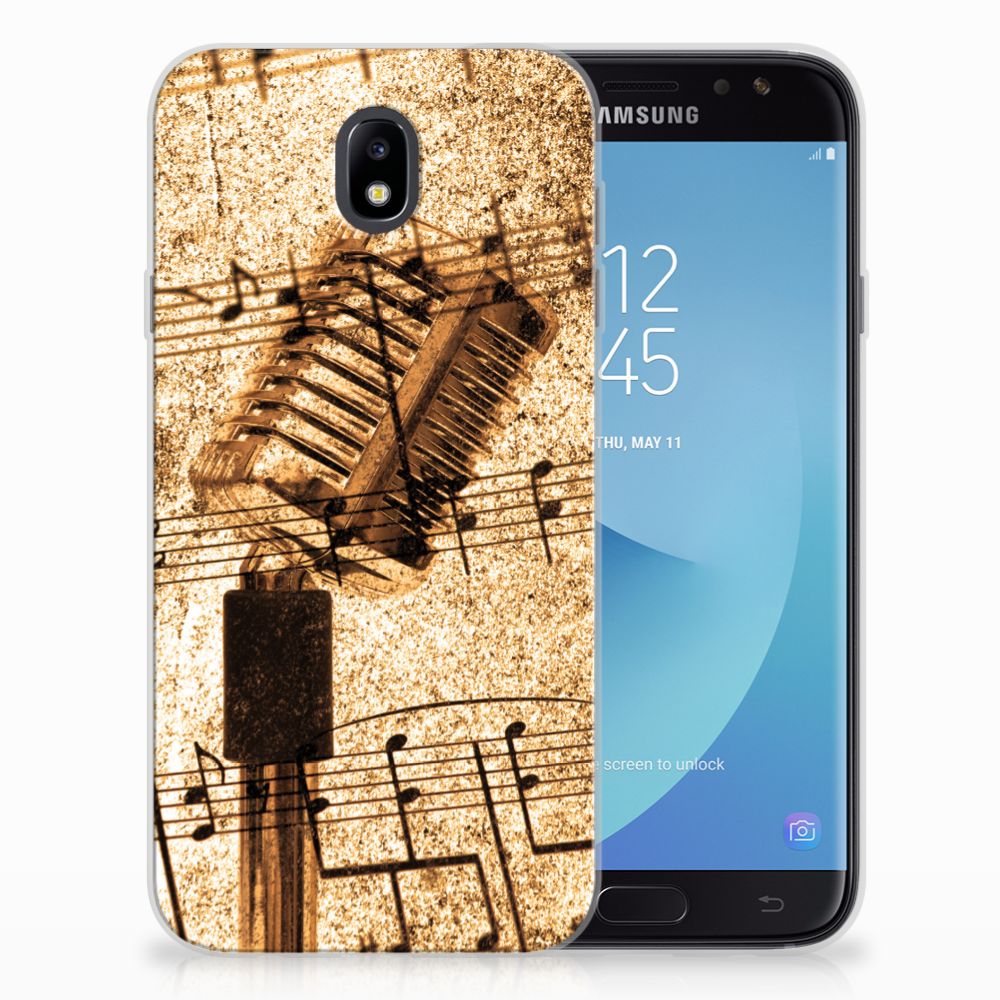Samsung Galaxy J7 2017 | J7 Pro Siliconen Hoesje met foto Bladmuziek