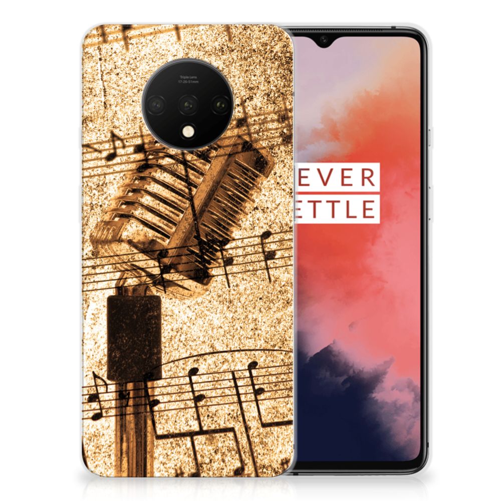 OnePlus 7T Siliconen Hoesje met foto Bladmuziek