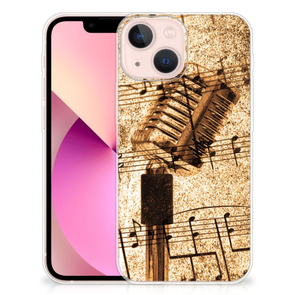 iPhone 13 mini Siliconen Hoesje met foto Bladmuziek