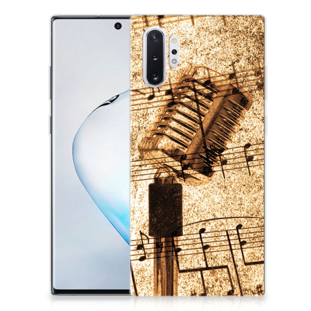 Samsung Galaxy Note 10 Plus Siliconen Hoesje met foto Bladmuziek