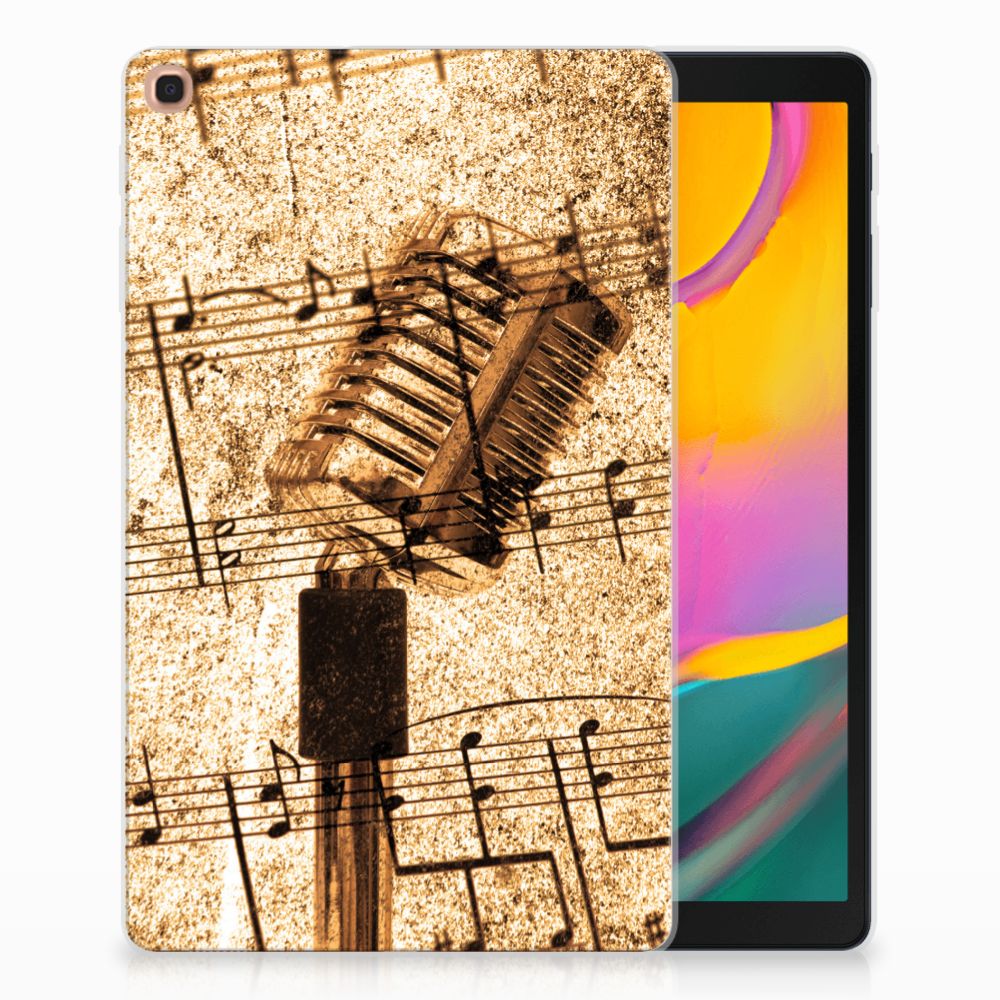 Samsung Galaxy Tab A 10.1 (2019) Uniek Tablethoesje Bladmuziek