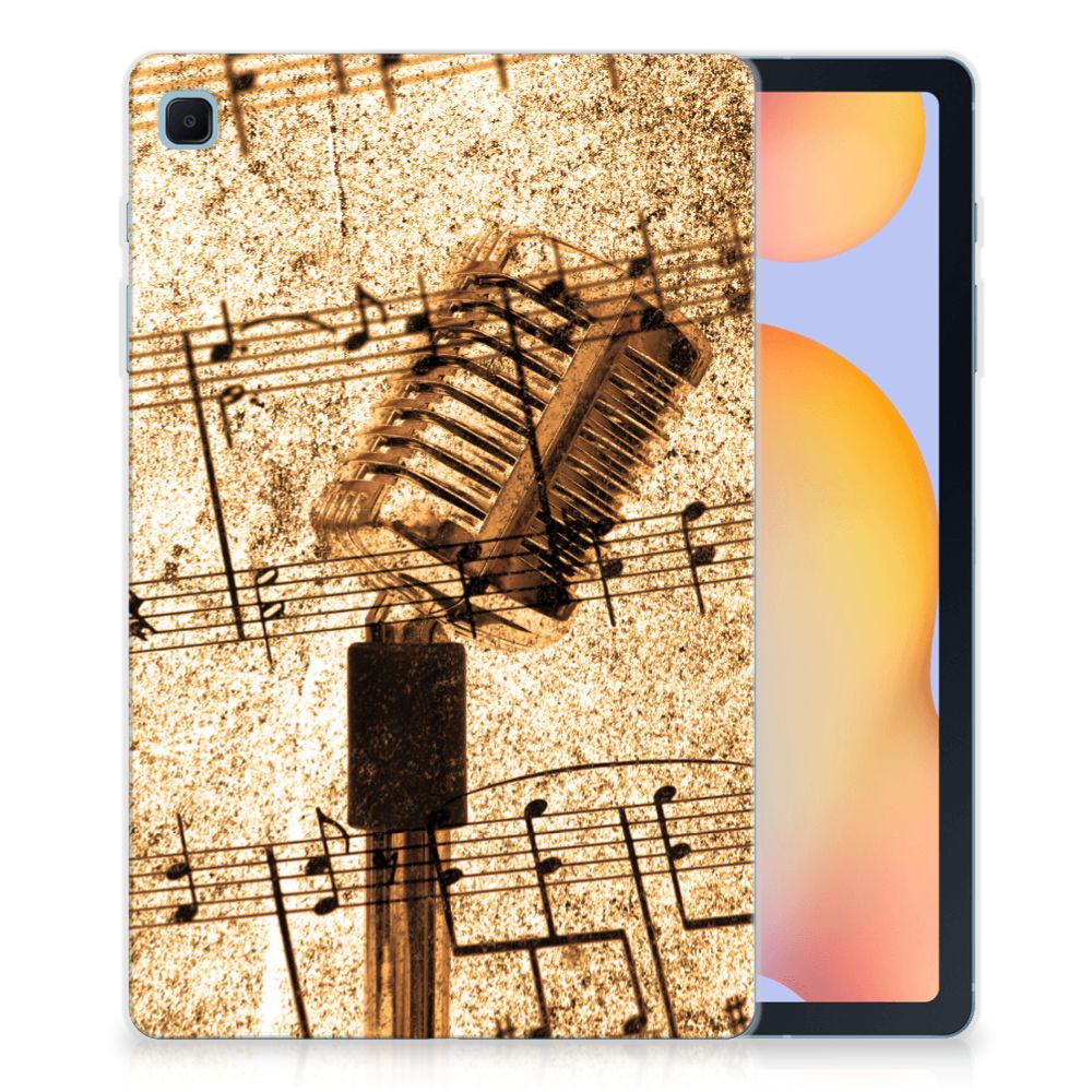 Samsung Galaxy Tab S6 Lite Tablet Backcover met foto Bladmuziek