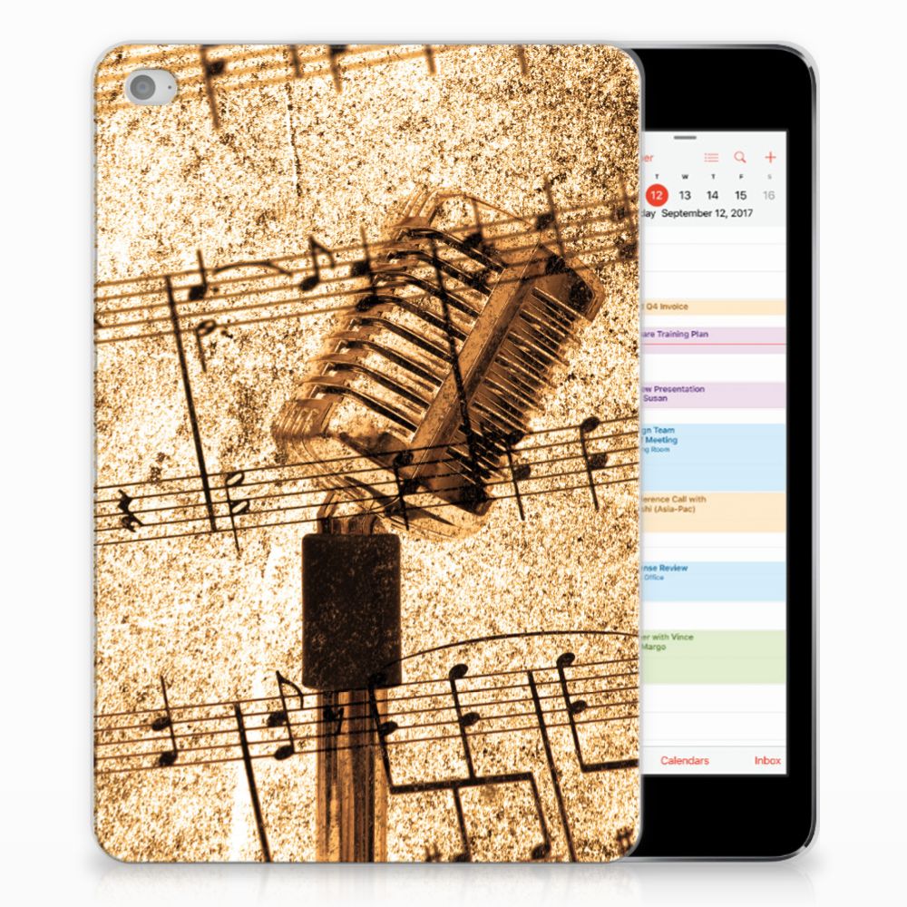 Apple iPad Mini 4 Uniek Tablethoesje Bladmuziek