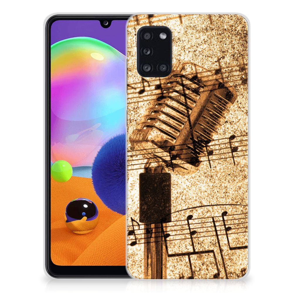 Samsung Galaxy A31 Siliconen Hoesje met foto Bladmuziek