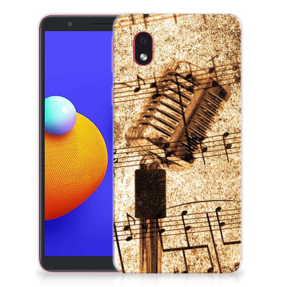 Samsung Galaxy A01 Core Siliconen Hoesje met foto Bladmuziek