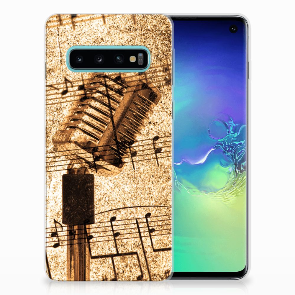 Samsung Galaxy S10 Siliconen Hoesje met foto Bladmuziek