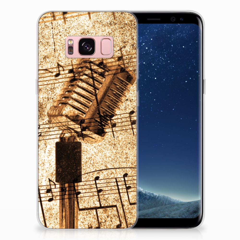 Samsung Galaxy S8 Siliconen Hoesje met foto Bladmuziek