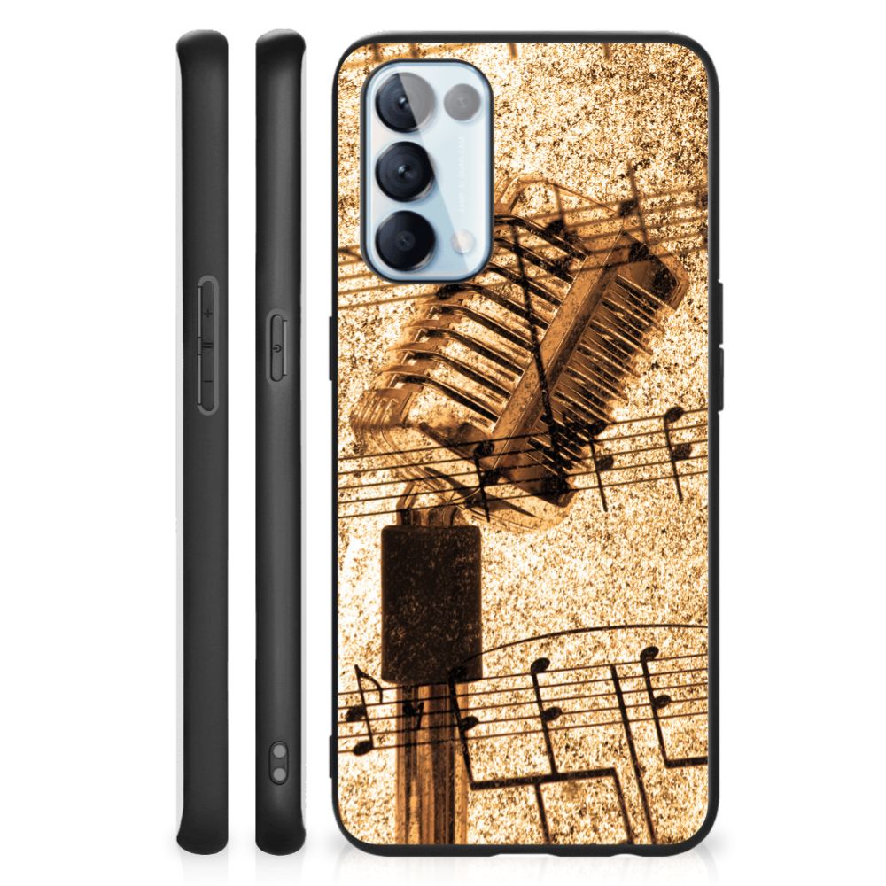 OPPO Reno5 5G | Find X3 Lite Silicone Back Case Bladmuziek