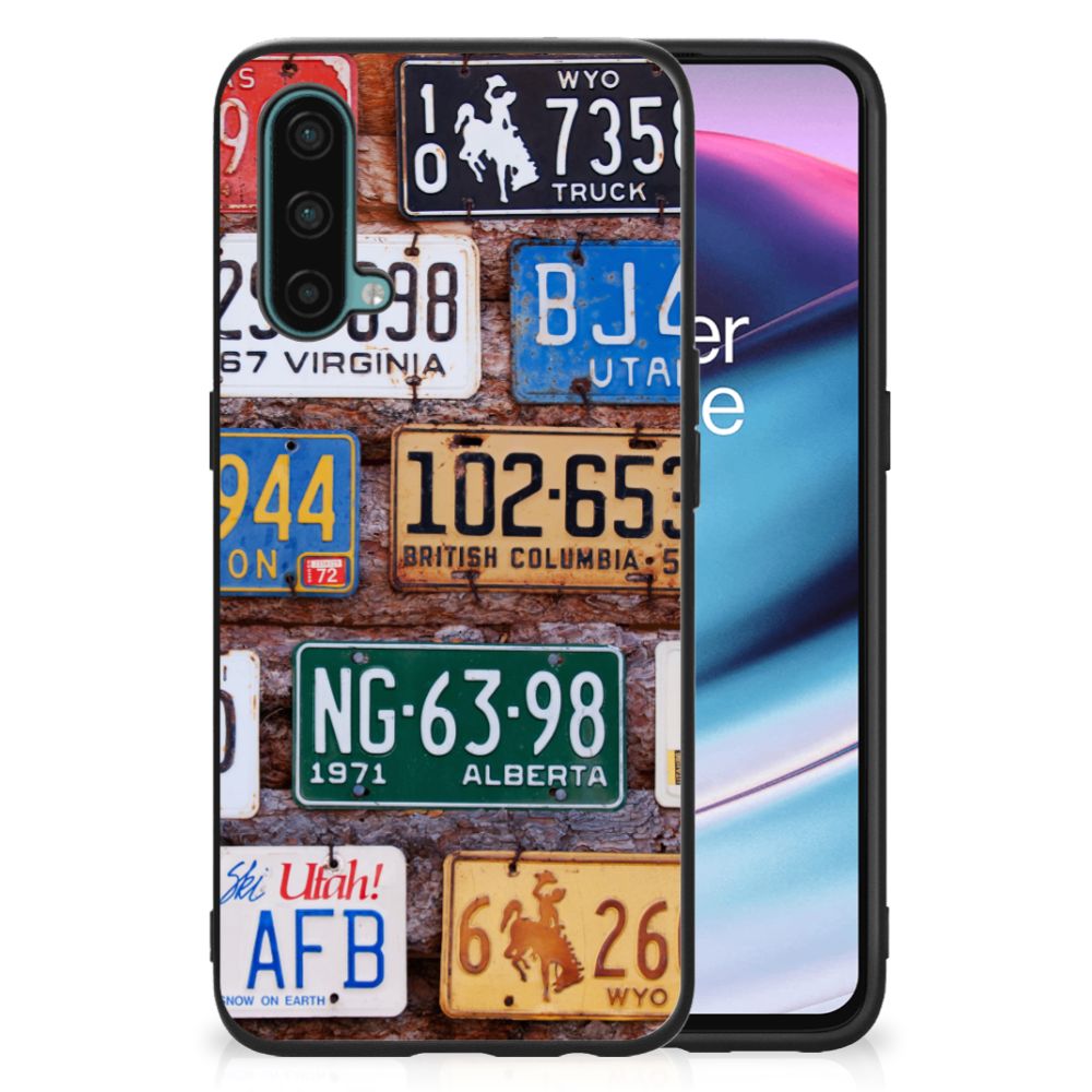 OnePlus Nord CE 5G Silicone Back Case Kentekenplaten