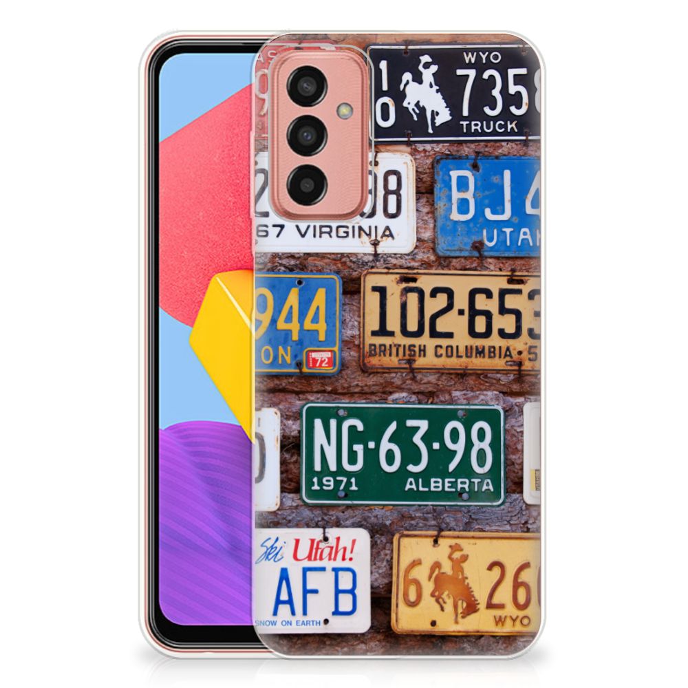 Samsung Galaxy M13 | M23 Siliconen Hoesje met foto Kentekenplaten