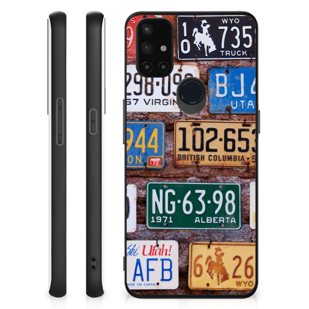 OnePlus Nord N10 5G Silicone Back Case Kentekenplaten